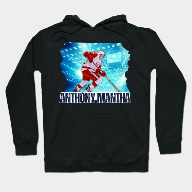 Anthony Mantha Hoodie by Moreno Art